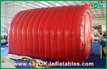 Dome opblaasbare tent Rood waterdicht opblaasbare lucht tent opblaasbare tunnel met aangepast logo merk opblaasbare tent campin