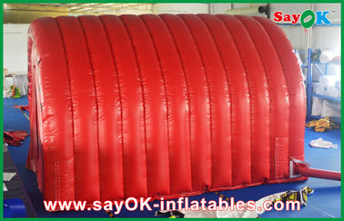 Dome opblaasbare tent Rood waterdicht opblaasbare lucht tent opblaasbare tunnel met aangepast logo merk opblaasbare tent campin
