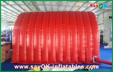 Dome opblaasbare tent Rood waterdicht opblaasbare lucht tent opblaasbare tunnel met aangepast logo merk opblaasbare tent campin