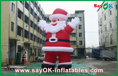 Openlucht Reuze Opblaasbare Vakantiedecoratie Inflatables de Kerstman voor Chrismas