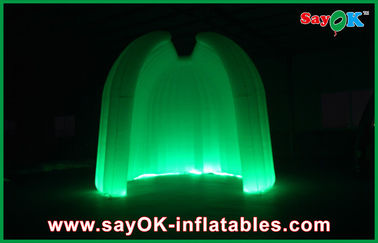 Opblaasbare tent op maat Huwelijksfeest Ronde opblaasbare luchttent 210D Oxford Stof Met LED-verlichting