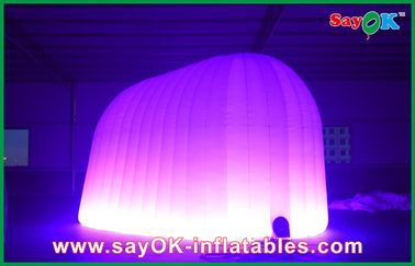 Opblaasbare tent op maat Huwelijksfeest Ronde opblaasbare luchttent 210D Oxford Stof Met LED-verlichting