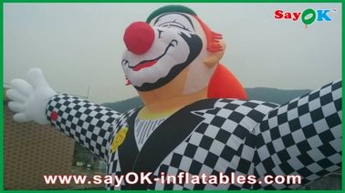 Aangepaste Commerciële Levendige Opblaasbare Clownmascottes met Embleemdruk