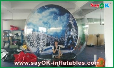 Opblaasbare Sneeuwbal/de Transparante Opblaasbare Chrismas-Bel van de Sneeuwbol Dia 5M
