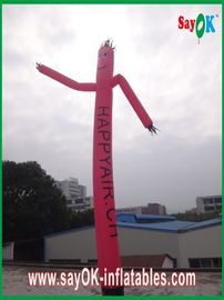 Opblaasbaar kronkel me Mens van Logo Durable Inflatable Air Dancer van de Mensendouane de Roze Golvende voor Gebeurtenis het Openen
