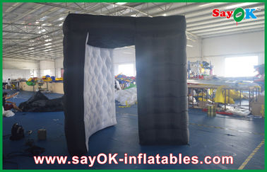Opblaasbare de Huurprestaties Grey Inflatable Photo Booth van de Fotocabine 2.4*2.4*2.5m ROHS/Ce