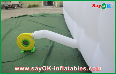Grote Opblaasbare Opblaasbare de Luchttent van de Tent Draagbare Reuze Witte Nylon Doek, 3m Kanaal