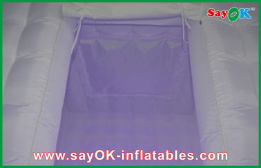Van de de Cabinehuur van de huwelijksfoto van de de Douane de Witte Opblaasbare Foto Cabine Draagbare Shell Enclosure Inflatable Cube Tent