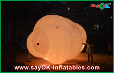 12m Lange Reuze Opblaasbare Ballon LEIDENE Heliumwolk met met 0.2mm pvc voor Gebeurtenis