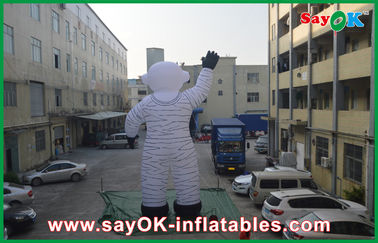4m Oxford Witte Ruimtevaarder van Inflatables van de Doek de Openluchtvakantie voor Reclame