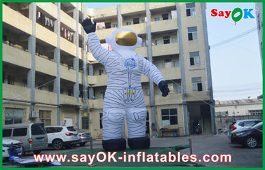 4m Oxford Witte Ruimtevaarder van Inflatables van de Doek de Openluchtvakantie voor Reclame