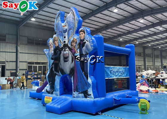 Van de de Sprongtrampoline van Printing Theme Inflatable van de ijsprinses de Dia Combo