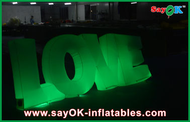 Van de Werfinflatables van de liefdeverlichting Openlucht de Decoratie Nylon Doek