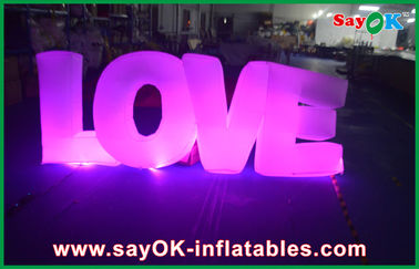 Van de Werfinflatables van de liefdeverlichting Openlucht de Decoratie Nylon Doek