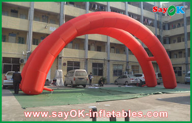 Ontwerp Rode 5x3M Inflatable Arch, de Doek van Oxford Opblaasbare Reclameboog van de boogbrug