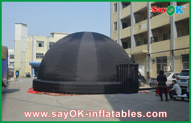 8M de zwarte Opblaasbare Tent van de Planetariumkoepel voor Openluchtonderwijs