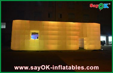 Opblaasbare Reuze Opblaasbare de Luchttent van de Nachtcluboem Geleide Kubus voor Markten, 14 X 14m