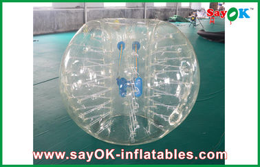 De opblaasbare Tuinspelen passen TPU-van het de Bal Opblaasbare Voetbal van Lichaamszorbing Ballen 1.5m die drukken aan