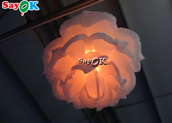 1m 3ft Opblaasbare Verlichtingsdecoratie die Rose Flower For Stage Showing-Decoratie hangen