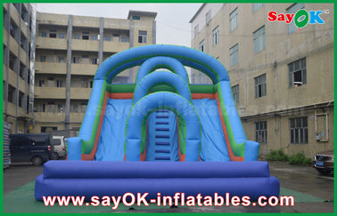 Commerciële opblaasbare glijbaan op maat opblaasbare zwembad glijbaan voor kinderen speeltuin