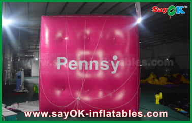 Reuze de Kubus Opblaasbare Ballon van het Pink Opblaasbare Helium voor het Bevorderen