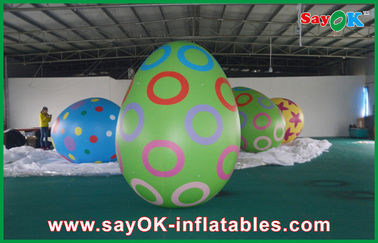 Het Festivaldecoratie van Pasen van het decoratie Kleurrijke Opblaasbare Ei met Druk Opblaasbaar Paasei voor Verkoop