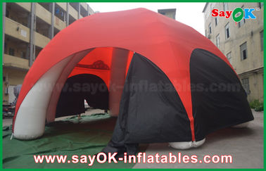 Luchtopblaasbare tent DIA 10m Promotionele opblaasbare koepel Spinnentent Voor reclame