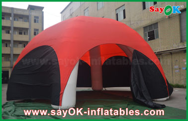 Luchtopblaasbare tent DIA 10m Promotionele opblaasbare koepel Spinnentent Voor reclame