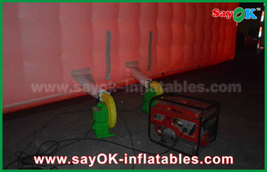 Buiten Grote Witte LED Structuur Event Opblaasbare kubus tent,opblaasbare nachtclub,opblaasbare feest tent te koop