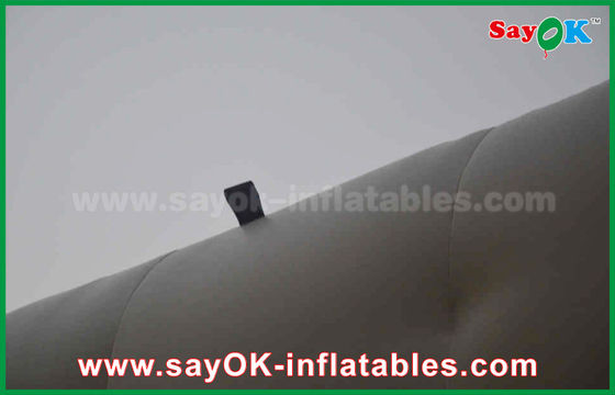 Promotionele opblaasbare camping kubus tent met led licht voor evenement feest opblaasbare huis tent