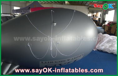 PVC 5m opblaasbare helium ballon Vliegtuig Zeppelin voor promotionele