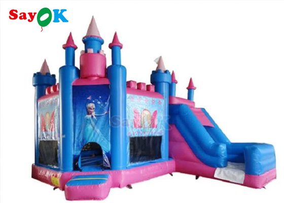 Het waterdichte Opblaasbare Kasteel van de Prinsesfrozen carriage bouncy van het Spronghuis met Dia