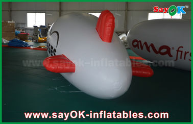 0.2mm van het de Douaneembleem van pvc Opblaasbare het Heliumballon 5m de Luchtvliegtuig van de Heliumzeppelin