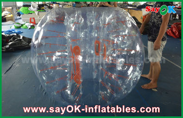 Opblaasbaar Spel Volwassen 1.5m DIA Inflatable Zorb Ball, Transparant Menselijk Bellenvoetbal TPU/pvc van Wrecking Ball