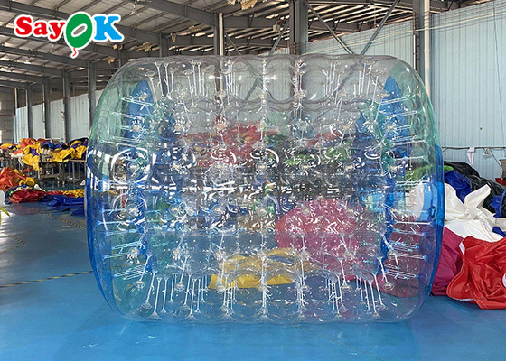 Drijvend water speelgoed 0,9 mm PVC tralies opblaasbare waterrolbal voor zwembad op het meer