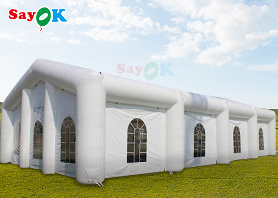 Opblaasbaar Huis Tent LED Kleur Cube Opblaasbare Huwelijk Tent Blow Up Bubble Camping Tent