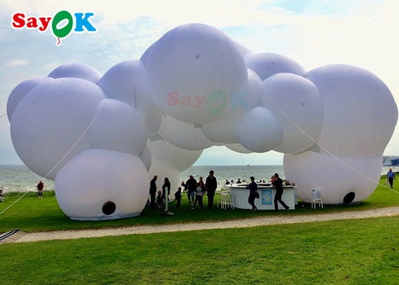 Evenement PVC Custom Cloud Gevormde Ballonnen Met Twee Kanten Digitale Druk