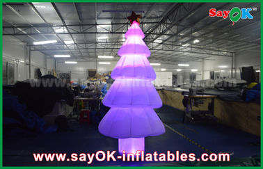3m Opblaasbare Lichte Decoratie LEIDENE Verlichtingskerstboom met Nylon Materiaal