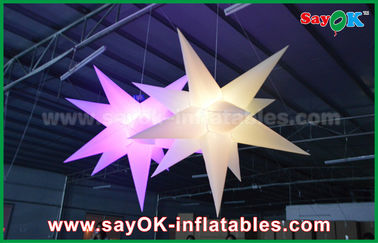 Van de nylon Reclame LEIDENE de Openlucht Opblaasbare Decoratie Sterballon met de Ventilator van Ce/UL-