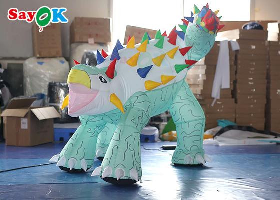 Commerciële opblaasbare dieren Cartoon opblaasbare dinosaurus model voor kinderen aangepast grootte