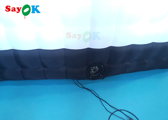 Opblaasbaar tent Camping SGS Opblaasbaar fotobooth tent 360 graden foto-video booth met LED-licht
