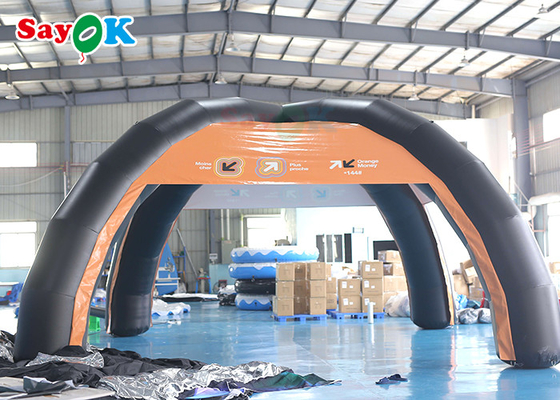 Gezinsluchttent Custom PVC 7x4m Opblaasbare luchttent Ondersteuningsstructuur Blow Up Spider Tent