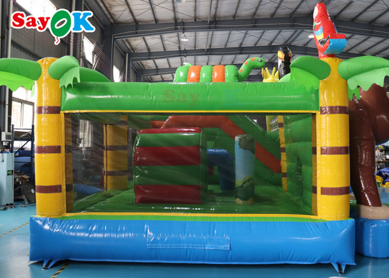 0.5mm PVC Opblaasbare Bounce Slide Jumping House Brandvertragend