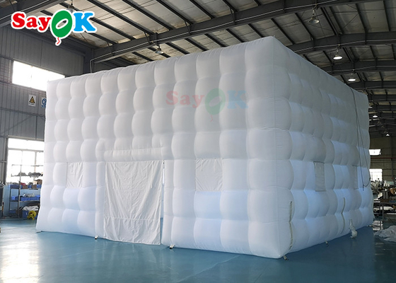 Opblaasbare tent Camping 8x8x5m Opblaasbare tuin tent Led Outdoor Opblaasbare marquee tent Verhuur