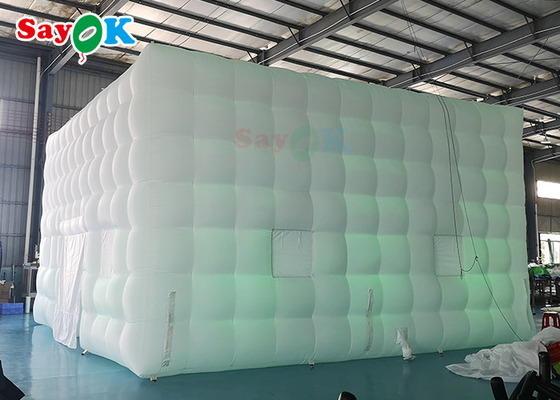 Opblaasbare tent Camping 8x8x5m Opblaasbare tuin tent Led Outdoor Opblaasbare marquee tent Verhuur