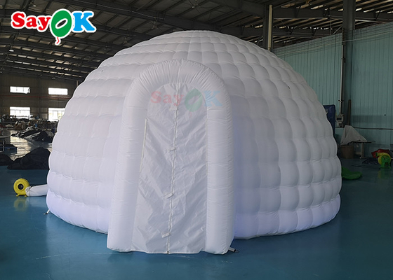 Witte Outdoor Camping Opblaasbare Bubble Tent House Dome 6x5x3.2mH