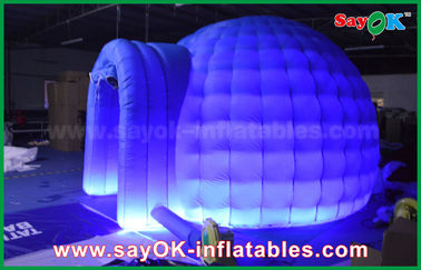Verlichting van de de Luchttent van Oxford van de lucht de Opblaasbare Tent Blauwe Opblaasbare om Koepeltent met 4m DIA For Event