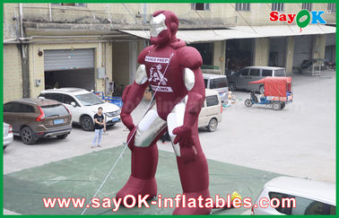 De duurzame Opblaasbare Iron Man/Held van het het Beeldverhaalkarakter van de Spinmens voor Gebeurtenis