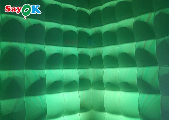 Opblaasbare kubus tent flexibele opblaasbare lucht tent met led lampen opblazen camping tent