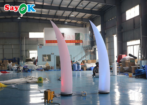 Opblaasbare de Verlichtingsdecoratie 3m van ROHS Crescent Cone